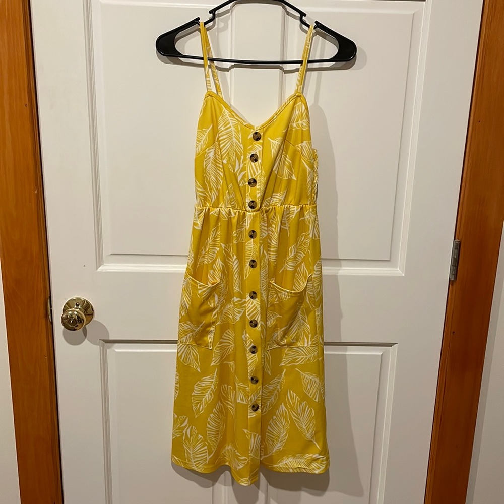 Yellow Midi Dress